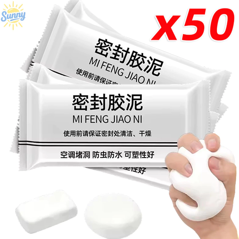 10/20/30/40/50 ชิ้น หลุม Mending Sealant กาวแข็ง / ท่อ Caulking Agent Super Sealers / กันน้ําซ่อม Putty Pack