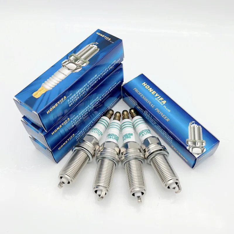 หัวเทียน IRIDIUM 4 ชิ้น AIX-LFR6 สําหรับ MN158596 LZFR6AI IKH20 VKH20 IKH20TT SK20HR11 LFR6AIX-11 ja