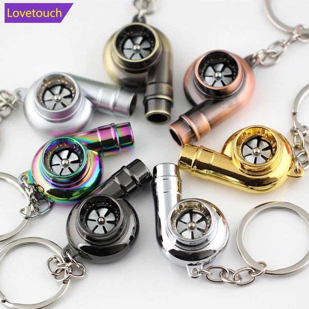 LOVETOUCH 1 PC Auto Car Turbo Sleeve Turbo พวงกุญแจ Spinning Turbine Key Chain พวงกุญแจ H1T3