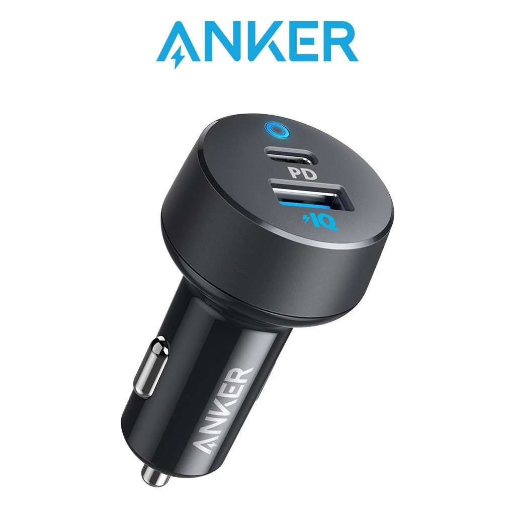 Anker PowerDrive PD+ 2 35W 20W PD+15W USB C Car Charger DualPort HighSpeed 35W Car Chargerสําหรับโทร