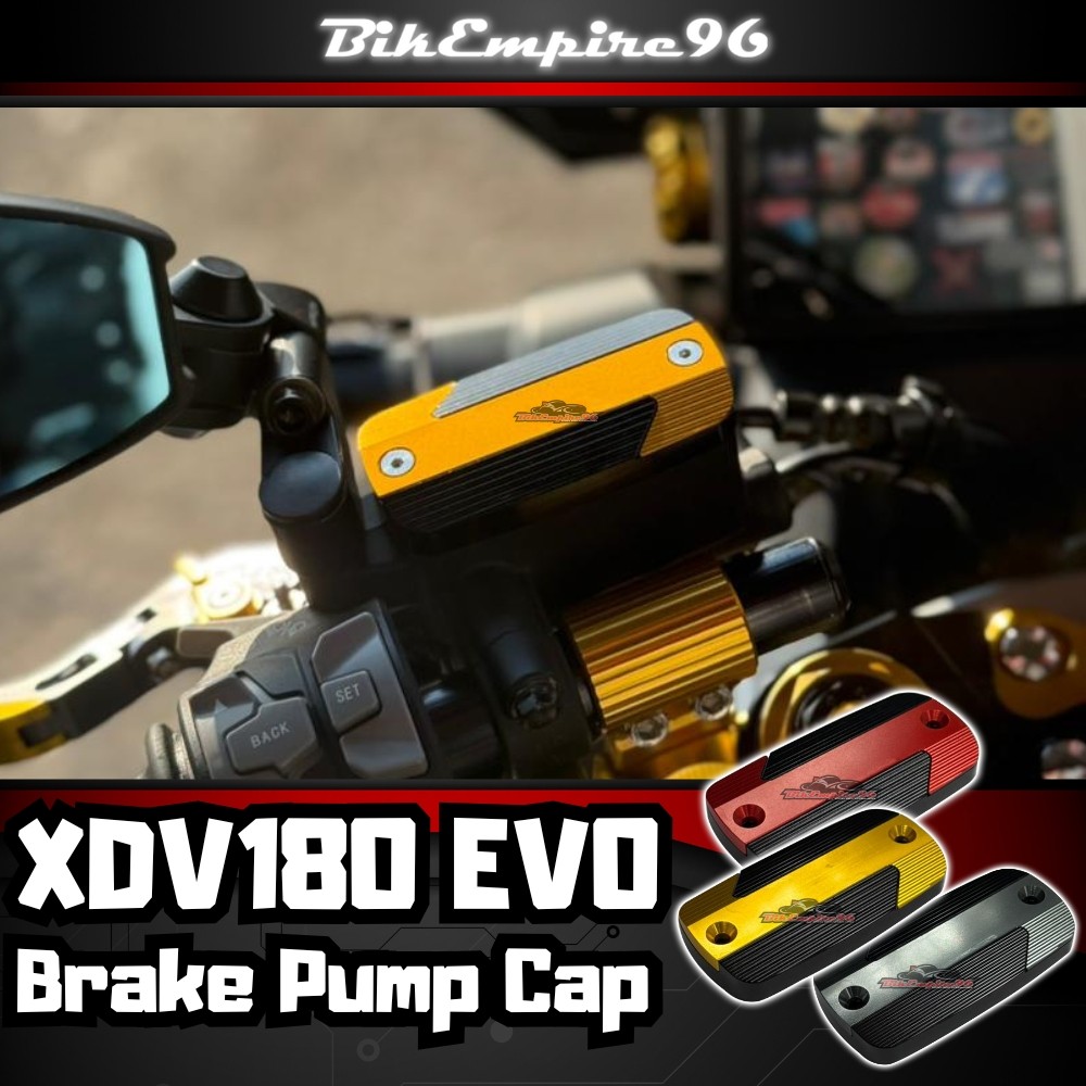 XDV180 Evo เบรคปั๊มหมวก CNC อลูมิเนียมเบรคอ่างเก็บน้ําครอบคลุม 1 ชิ้นสําหรับ Keeway XDV180 EVO
