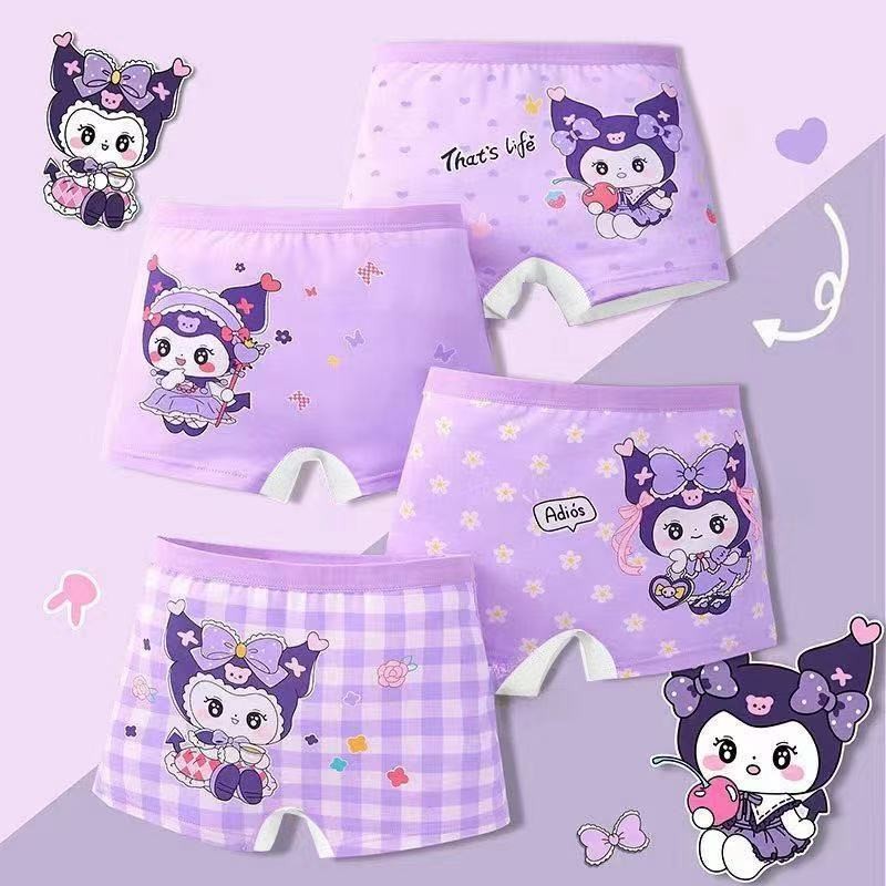 ชุดชั้นในเด็กหญิงแบบการ์ตูน กางเกงบ็อกเซอร์ สวมใส่ง่ายและสบาย - รูปที่ 6