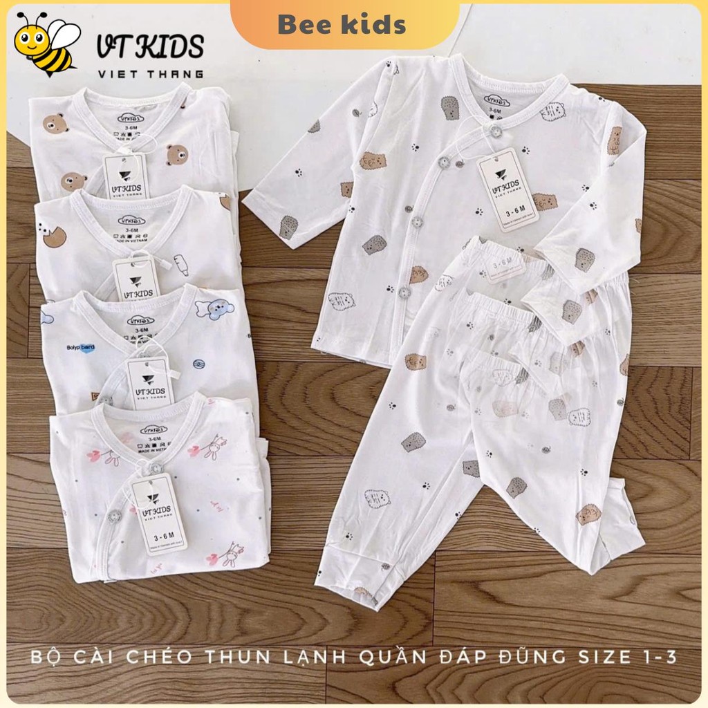 Combo of 3-5 White VT ชุดแขนยาวทารกแรกเกิดสําหรับทารกทําจากยางยืดสุดเท่พิมพ์ลายสําหรับเด็กทารก 0 - 9