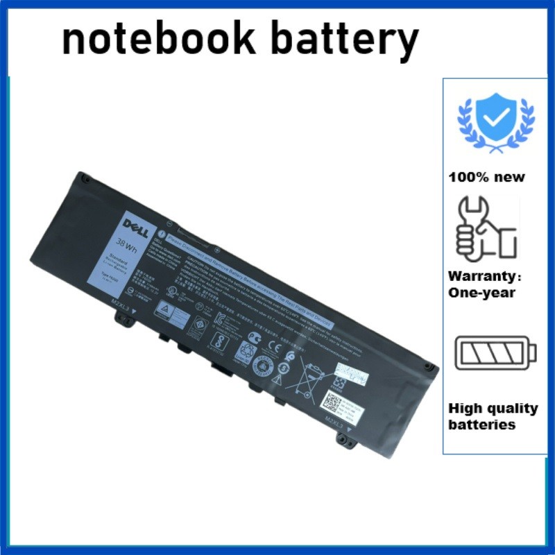 แบตเตอรี่แล็ปท็อป Dell Inspiron 7370 7373 7386 5370 Vostro 5370 RPJC3 0RPJC3 0F62G0 39DY5 F62G0 - แบ