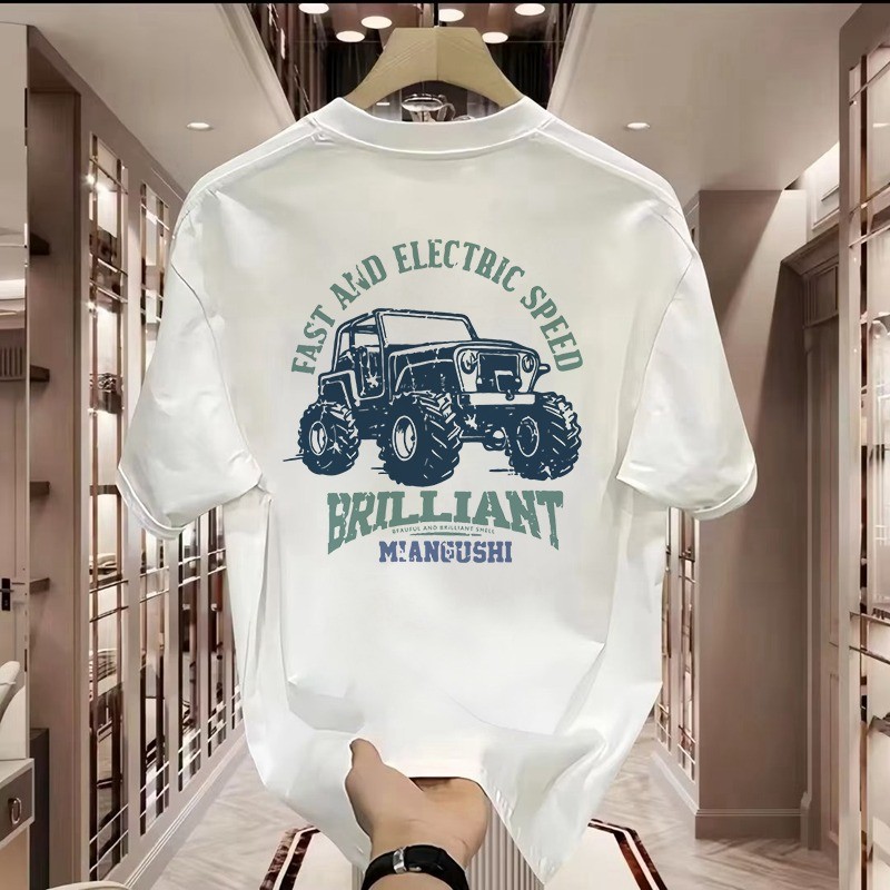 COD 2025A2003 Cotton Compact Siyuan Spun White Ink Print P21 White Black S-5XL new23 NF3Z