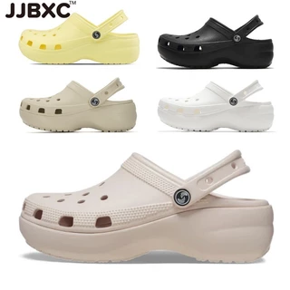 JJBXC รองเท้าแตะรู ผู้หญิง พื้นหนา แพลตฟอร์ม ใส่สบาย กันลื่น