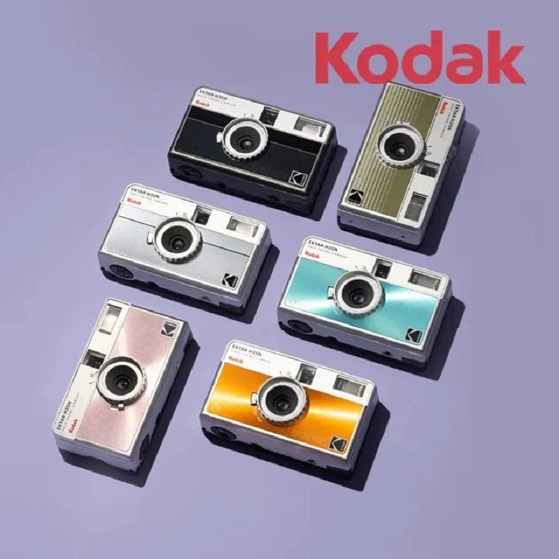 กล้อง KODAK EKTAR H35 KODAK H35N แบบครึ่งเฟรม 35 มม. กล้องฟิล์ม Kodak กล้องฟิล์มที่ใช้ซ้ำได้ ตัวเลือ