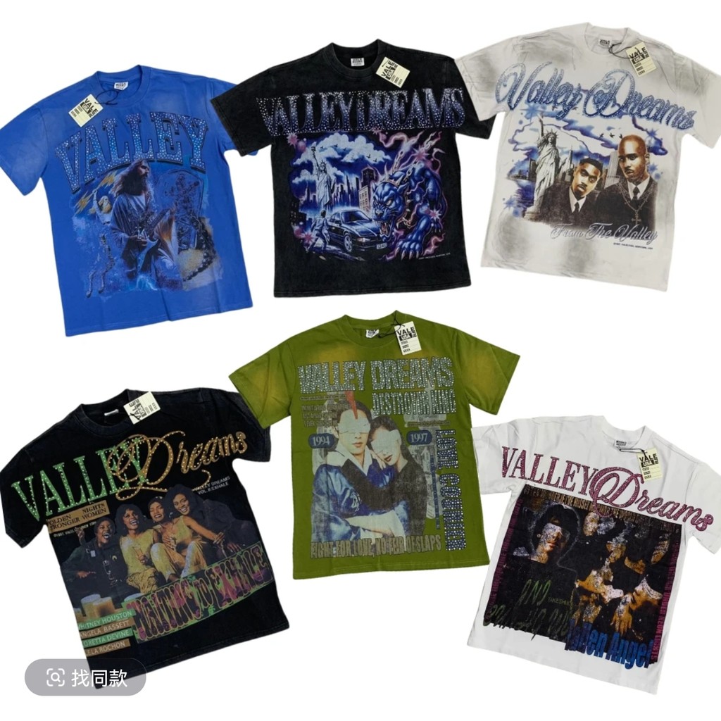 Vale เสื้อยืดปั๊มเพชร แขนสั้น Vale Dreams