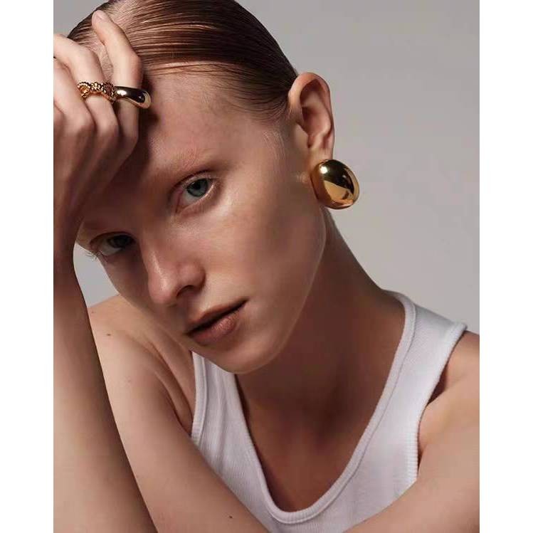 ✨LULU✨  Olivia 925 needle (ML-035) ต่างหู ก้านเงิน(S925)