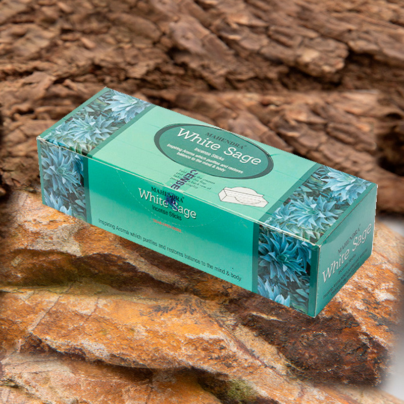 Mahendra White Sage White Sage ธูปอินเดีย Purify Air ธูปในร่ม