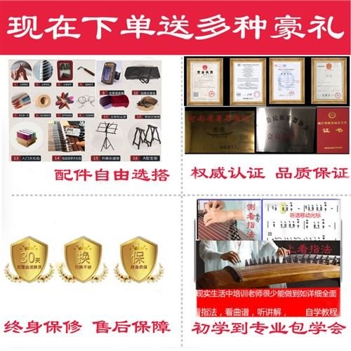 21-String ขนาดเล็ก Guzheng แบบพกพา Kite เริ่มต้นเบื้องต้น Mini ขนาดเล็ก Guzheng Performance เครื่องด