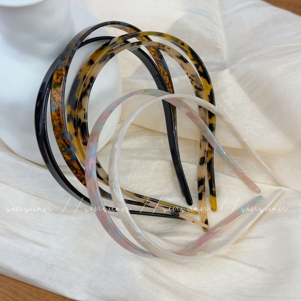 Town Shell - Skinny Marble Pattern Korean Head Band / Elegant Simple Thin Korean Headband / Bandana