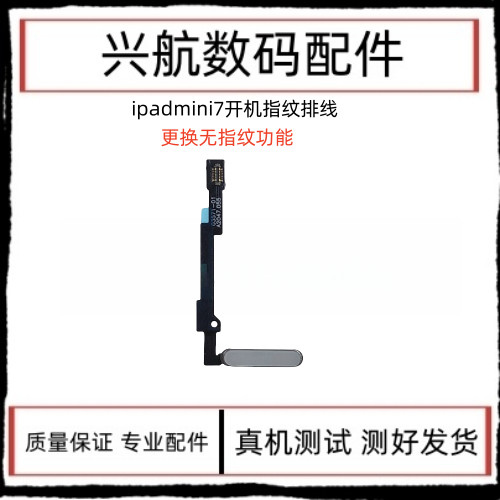 เหมาะสําหรับ iPad mini7 BOOT Cable A17Pro ปุ่มล็อคปุ่มหน้าจอ A2993 ปุ่มบูตลายนิ้วมือ A2995