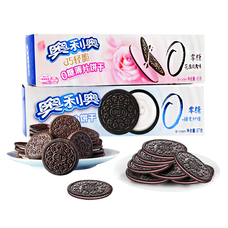Yiz Oreo 0 Sugar Zero Sugar Sandwich Biscuits 97g Original Rose Mondelez Oreo 0 Sugar Zero Sugar San