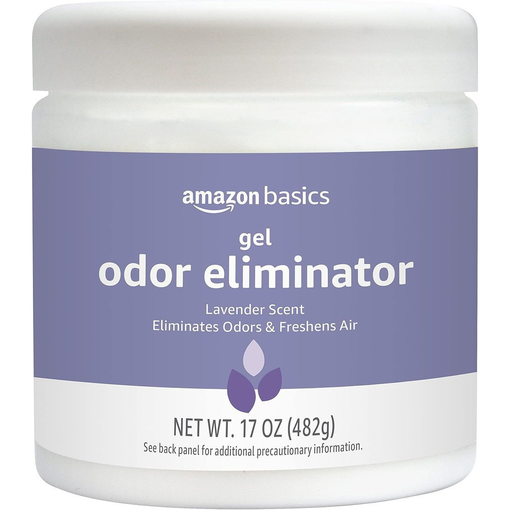 Basics Gel Odor Eliminator, Activated Charcoal, Lavender, 17 Oz, Pack of 1