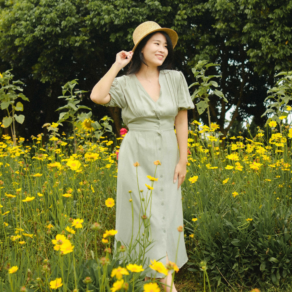 ชุดเดรส Edna Midi***