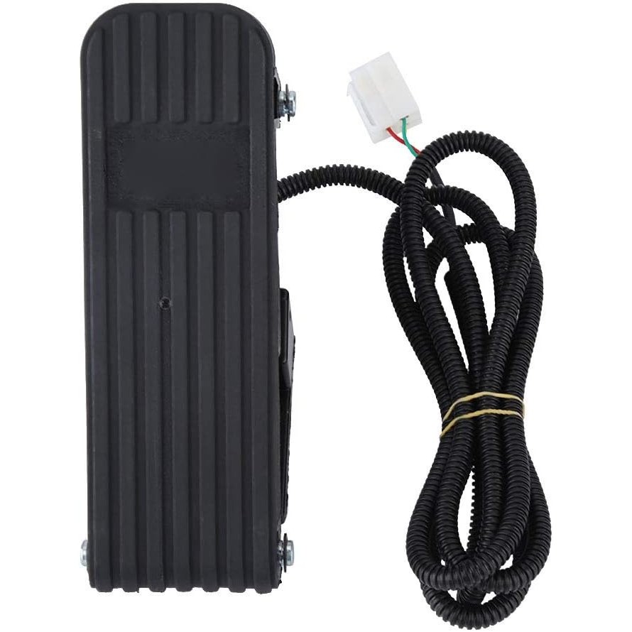 Greensen เท้าเหยียบรถจักรยานยนต์ไฟฟ้าเบรคเหยียบพลาสติกสีดํา Accelerator ควบคุมความเร็วสําหรับ Go Kar