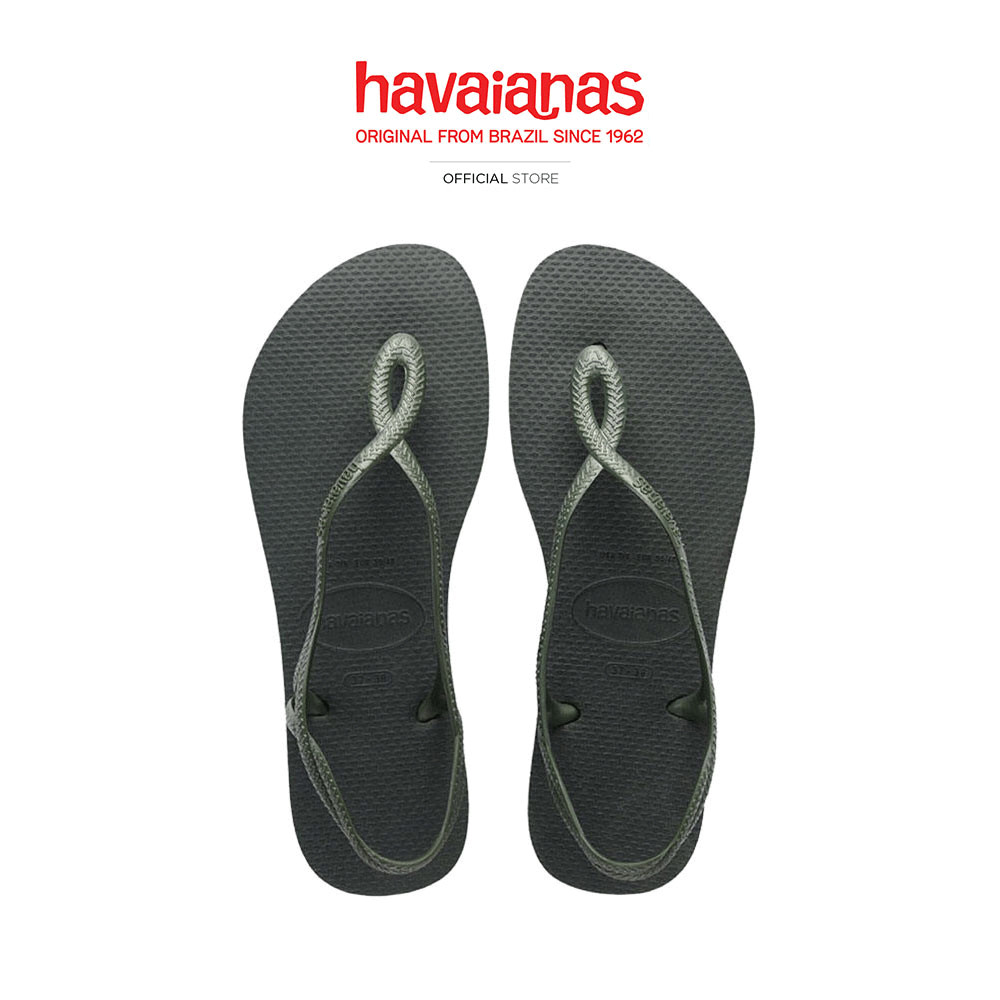 HAVAIANAS รองเท้าแตะ กันลื่น น้ำหนักเบา Luna Sandals GREEN 41296974896F_U5GNXX