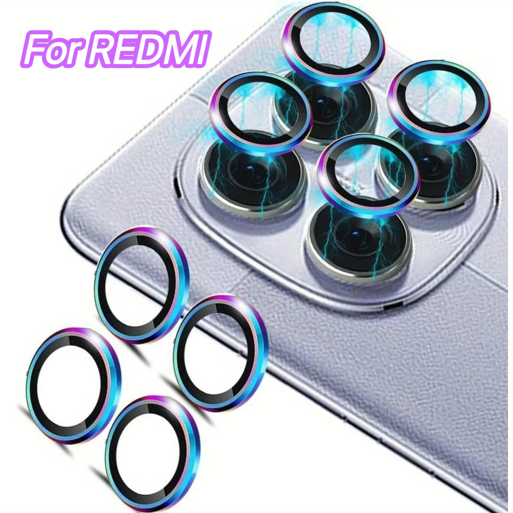 ฟิล์มกล้อง For Redmi Note15 Note15Pro Note15Pro+ Note14 Note14Pro 15C POCO X7 C85 C65 mi 14T 14Tpro ป้องกันฝาครอบเต็ม