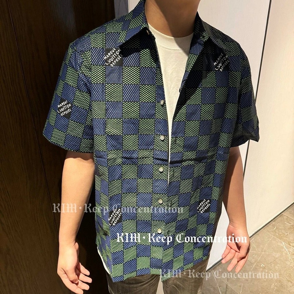 SS25 ฤดูใบไม้ผลิฤดูร้อนผลิตภัณฑ์ใหม่ V Pharrell Fei Dong Designers First Show Presbyopic Checkerboar