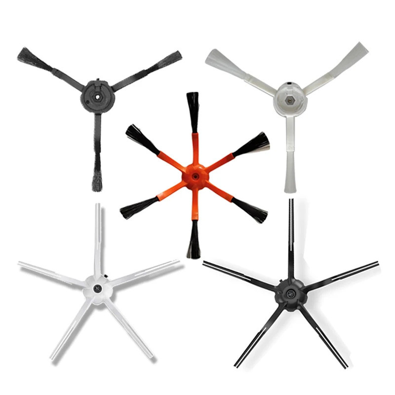 3-6 แขนแปรงด้านข้างสําหรับ Roborock E4 S5 Max S6 Pure MaxV หุ่นยนต์เครื่องดูดฝุ่นล้างทําความสะอาดได้