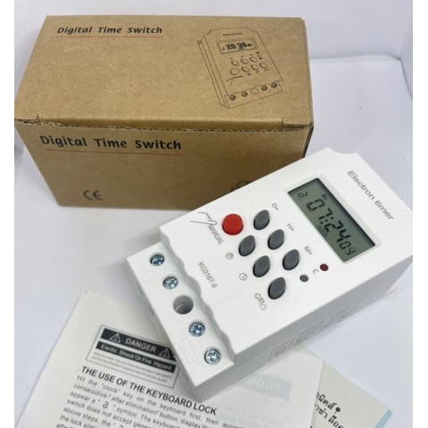 ราคาส่ง Digital Timer KG316T-II นาฬิกาตั้งเวลาดิจิตอล 16 โปรแกรม 220V 25A จากไทย กทม