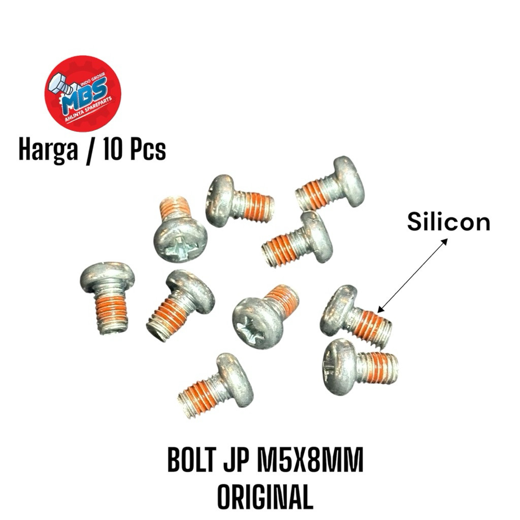 8 M5 X 8 BOLT JP ต้นฉบับ 0.8 ซม. ต้นฉบับ