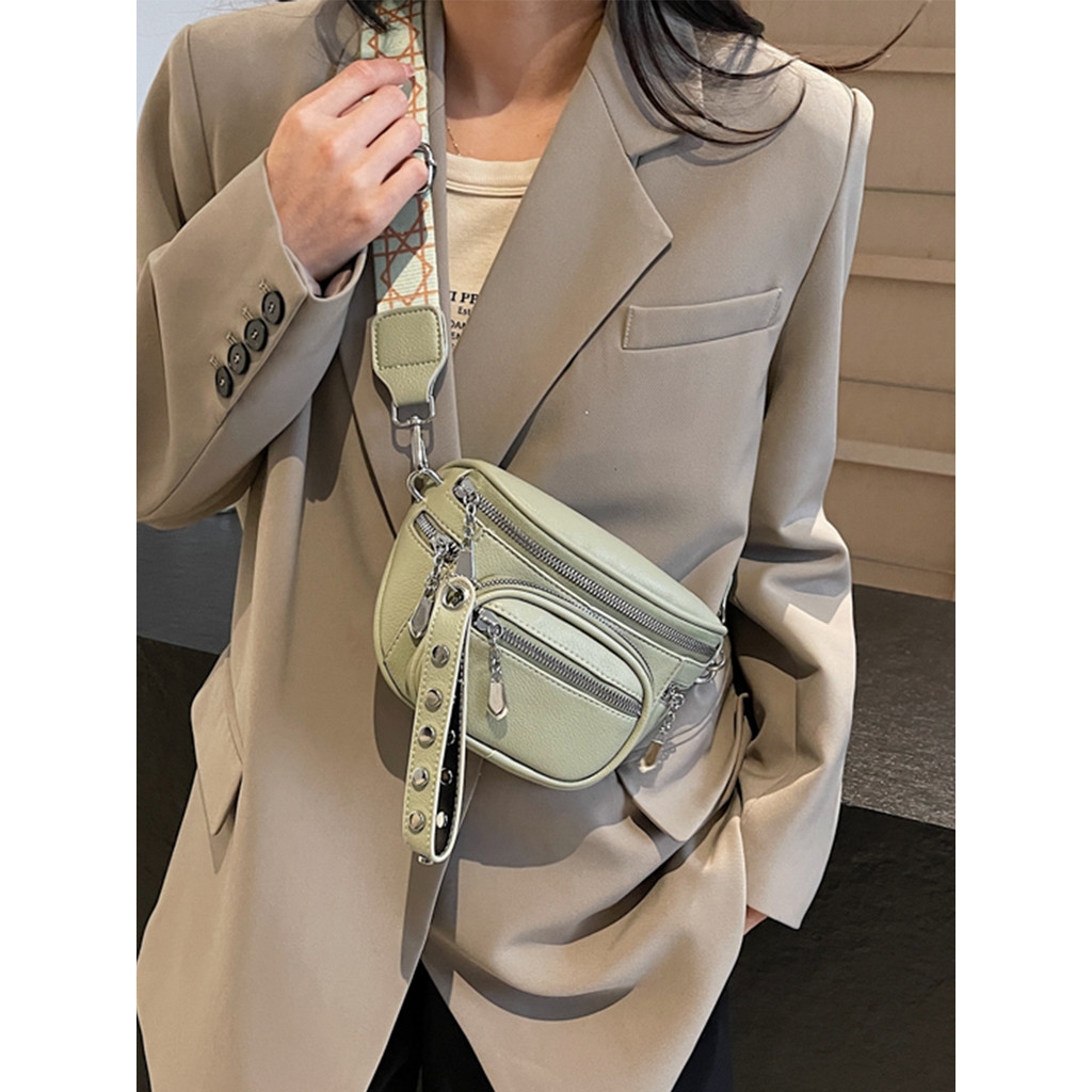 Thailand Lyn Brand กระเป๋าCroosbody สไตล์เกาหลี สำหรับผู้หญิง ปรับได้ทุกสไตล์ พร้อมกล่องของขวัญฟรี