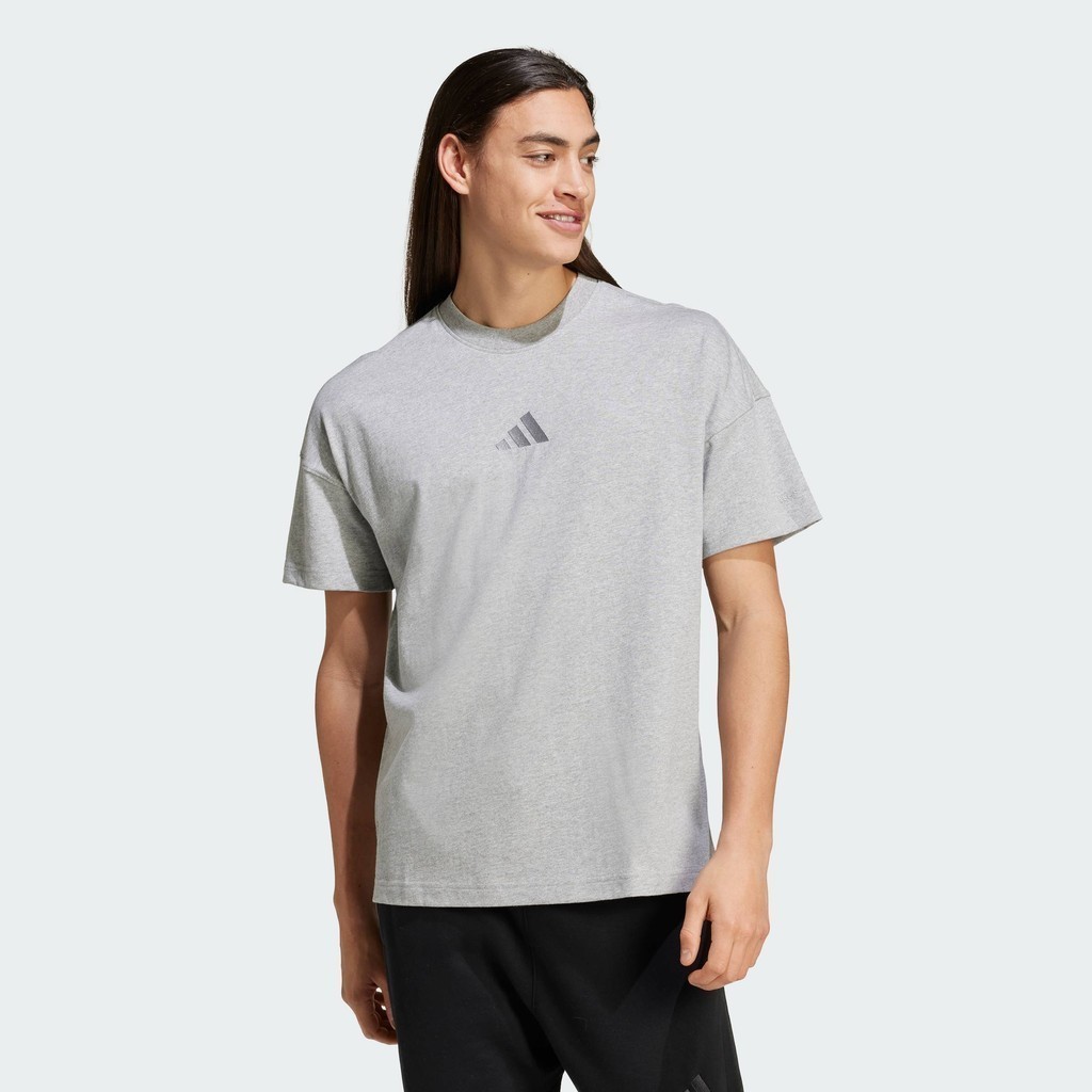 adidas ไลฟ์สไตล์ & Yoga เสื้อยืด ALL SZN ผู้ชาย สีเทา IY4138