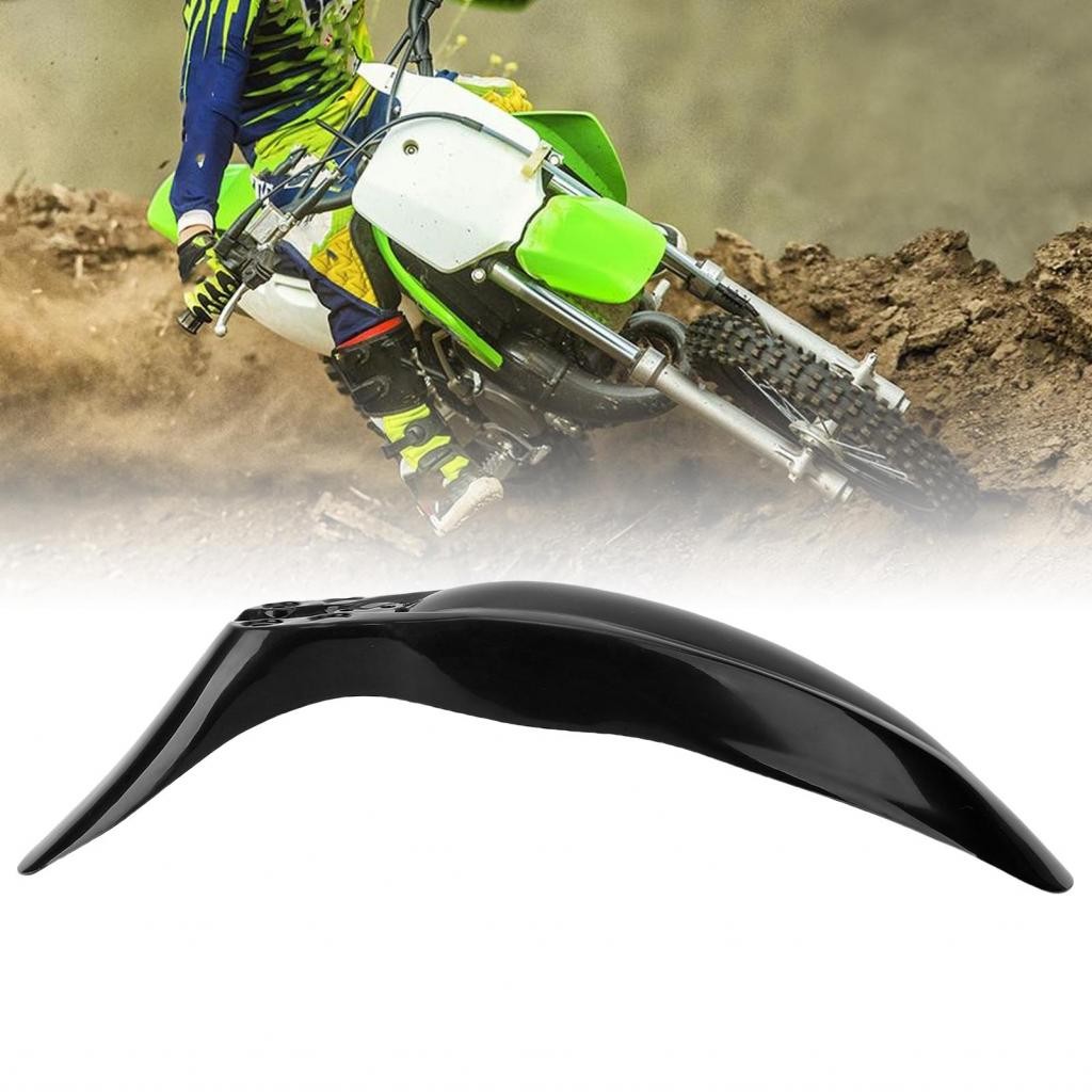 Lemendhk รถจักรยานยนต์ด้านหน้า Mudguard พลาสติก Dirt Bike Mud Guard เปลี่ยนพรีเมี่ยม ABS สําหรับ KLX