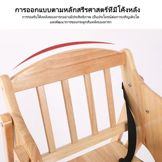 เก้าอี้เด็กกินข้าวไม้เนื้อแข็งแบบพับได้ สำหรับใช้ในบ้านและโรงแรม