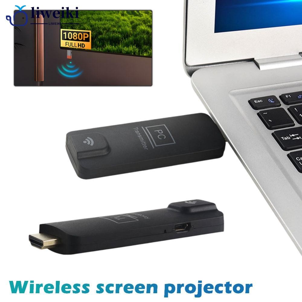 LIWEKI เครื่องส่งสัญญาณและตัวรับสัญญาณไร้สายหน้าจออุปกรณ์กระจกไม่มี App WIFI ต้องการ Plug And Play ส