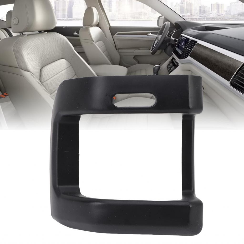 Sudi POCREATION เข็มขัดนิรภัยรถยนต์ตกแต่ง Trim สีดํา ABS ภายในกรอบความปลอดภัย (ซ้าย: 3CN-885-249-C-8