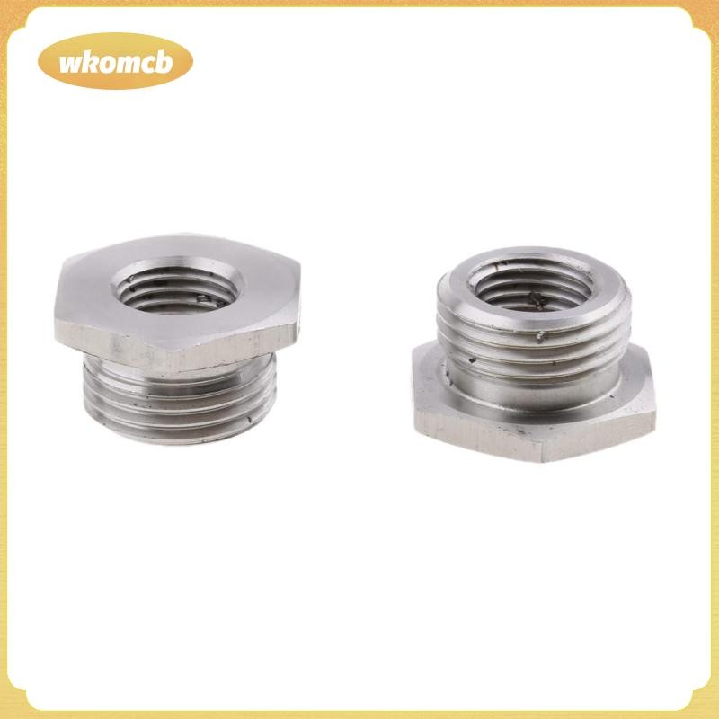 [wkomcb] อะแดปเตอร์ปลั๊กเซ็นเซอร์ O2 สแตนเลสลด 18 มม. ถึง 12 มม. ท่อไอเสียสําหรับ Harley