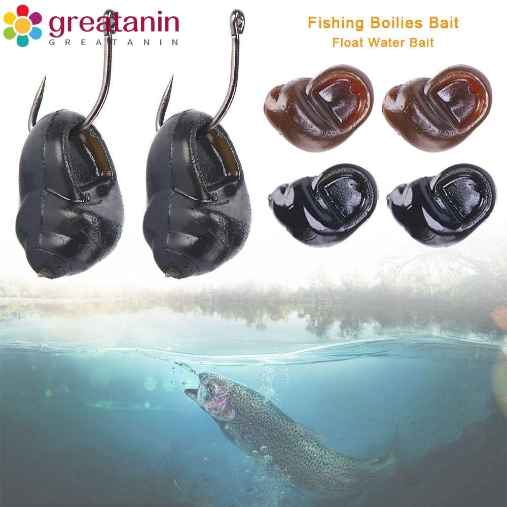 GREATIN Snail Soft Bait, Carp Hair Zig Rig Method Zig Rig Fishing Boilies Bait, Fishing Feeder Float