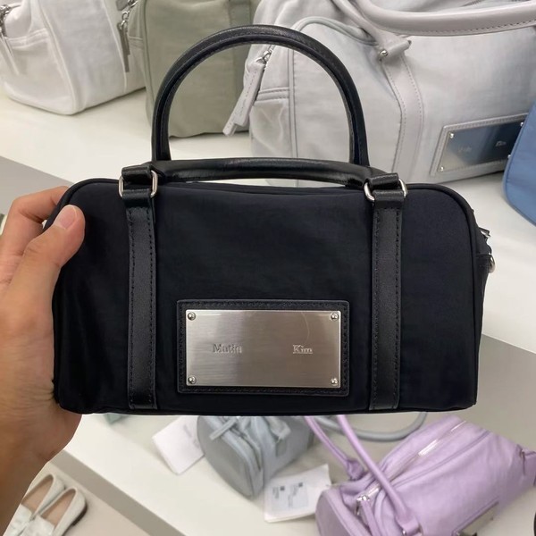 perota brand กระเป๋า cecelle กระเป๋าบอสตันแบบเฉพาะเกาหลีกระเป๋าทรงโบว์ลิ่งกระเป๋าผ้าไนลอนสะพายข้างแบ