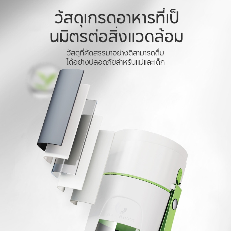 เครื่องปั่นน้ำผลไม้ แก้วปั่น เครื่องปั่นน้ำผลไม้พกพา 340 ml ชาร์จUSB ดีไซน์กะทัดรัด มัลติฟังก์ชั่น - รูปที่ 5