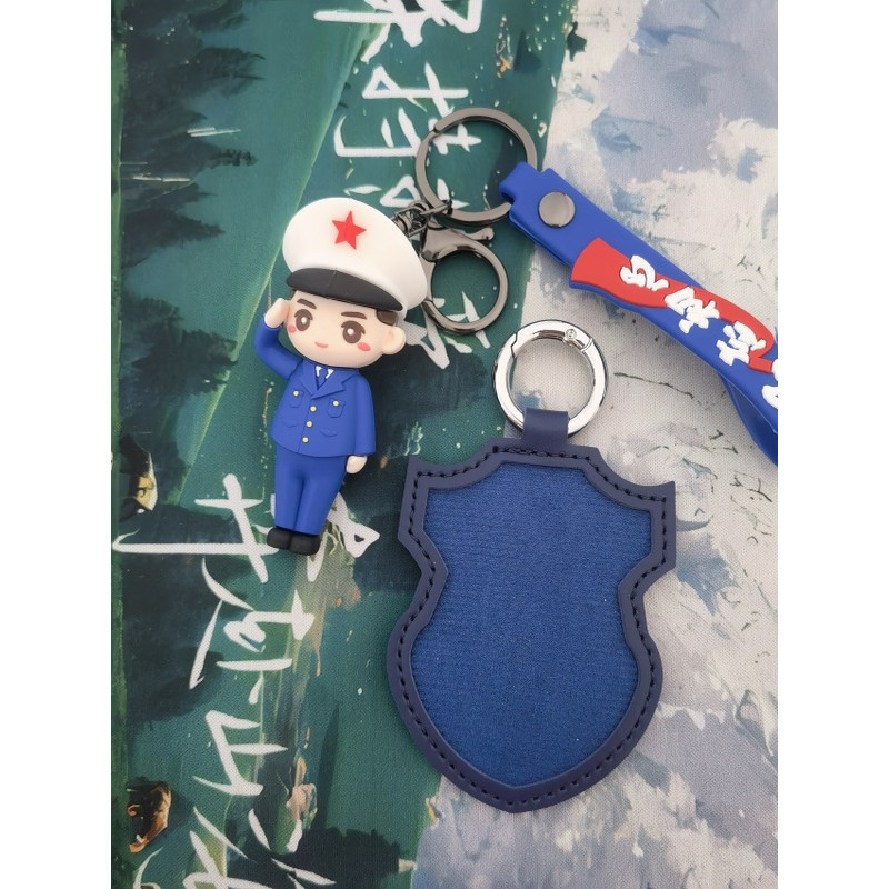 Backwalker Shield Protective Case Name Tag Case พวงกุญแจคู่