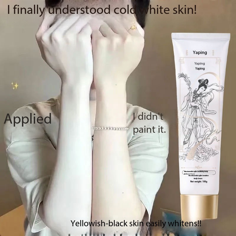 Tone-Up Cream Moisturizing Hydrating Brightening Body Lotion ผิวขาวกันน้ํา Full Coverage ไม่มีแต่งหน้า Body Makeup Cream Lazy Cream