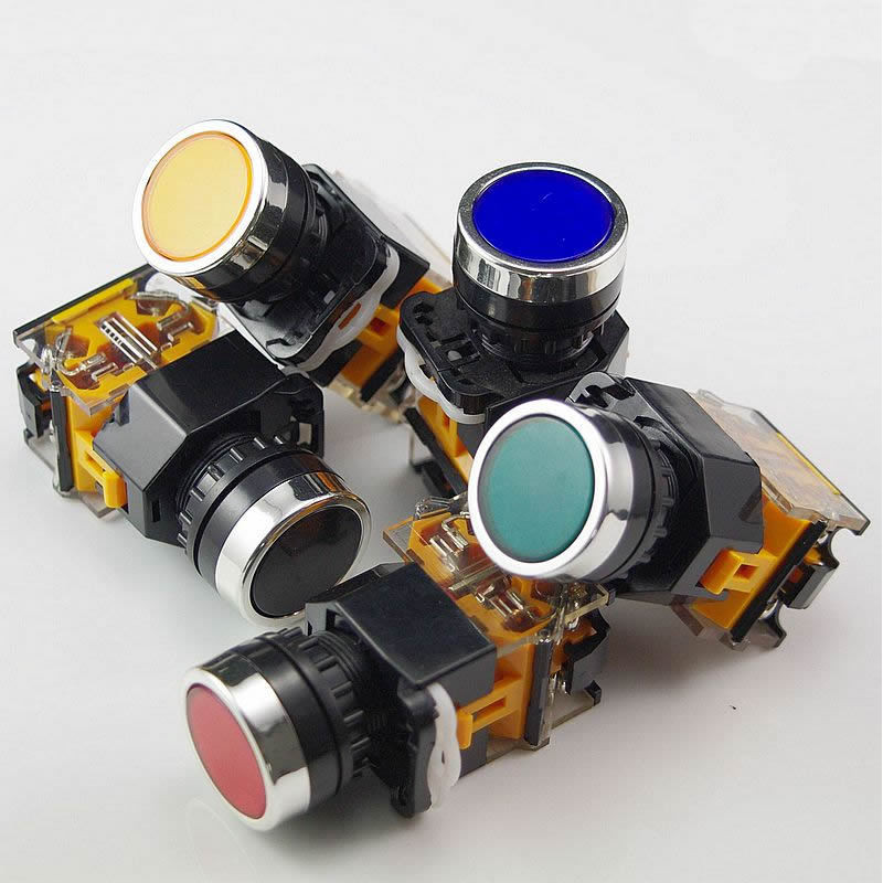 สวิตช์ปุ่มสตาร์ท, สวิตช์ปุ่มกด, LA38-11/203, ปุ่มหยุด, LA38-11/206 5CYY