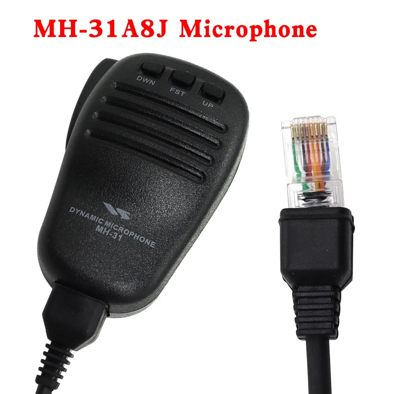 Yaesu Mic MH-31A8J ไมโครโฟนสําหรับ FT-817ND FT-857D FT-897D FT-450D FT-900/AT FT-818 FT-891 Walkie T