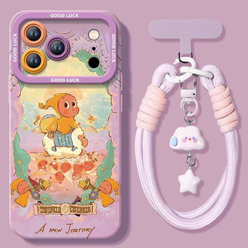[New Lamb Starman] เคสโทรศัพท์ iPhone 17promax16/15 กันกระแทก 14pro การ์ตูน 13/12/11