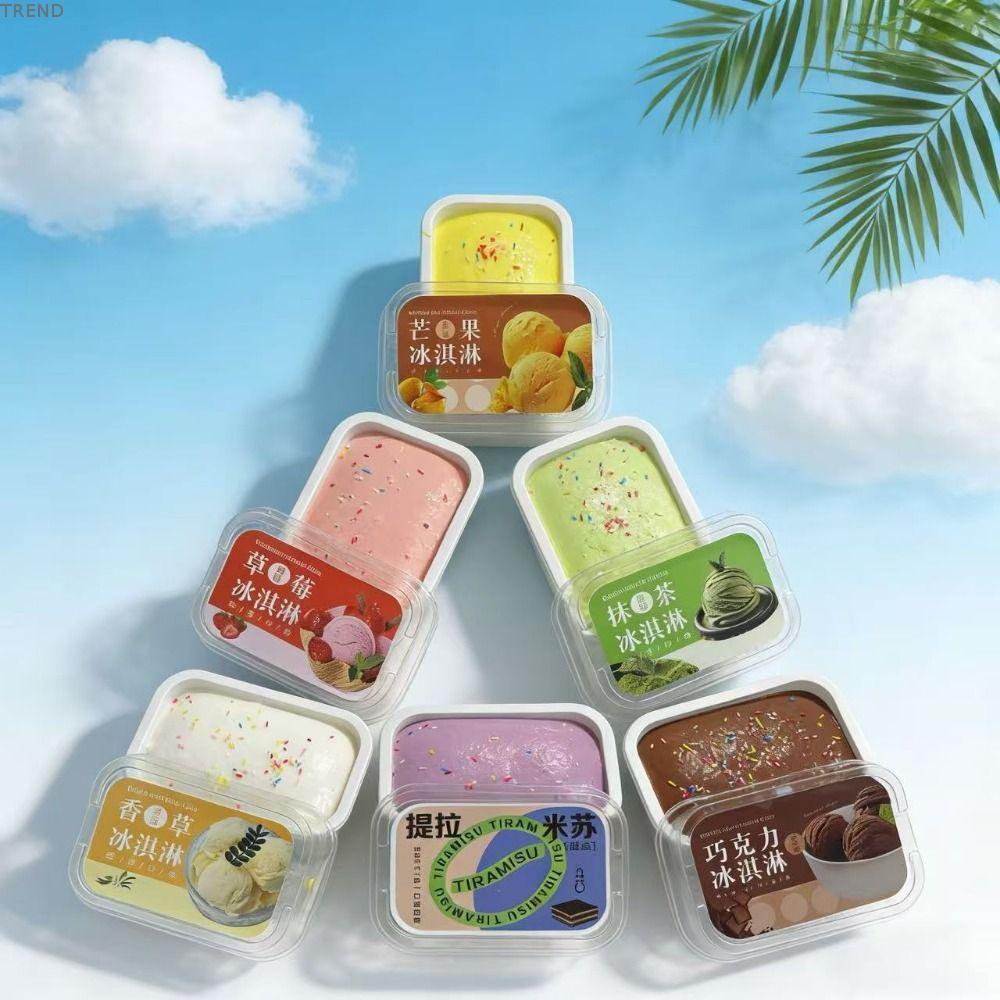 TREND Sticky Box Cake Squishy ขนมปังรูปจําลอง 3D บีบ Fidget นวดช้า-rebound บีบอัด บีบเค้ก ของเล่นเพื่อการศึกษา