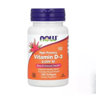 [D3] Vitamin D 3 วิตามิน ดี 3, D 3 120/240 Softgels ดูแลสุขภาพกระดูกและระบบร่างกาย