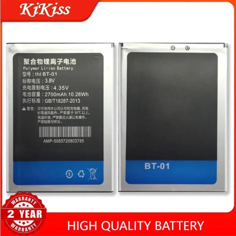 BT-01 สําหรับ THL T100S แบตเตอรี่สํารอง BT01 สําหรับ THL T100 T11 DNS S5008 Batterie เปลี่ยน BT 01 อ