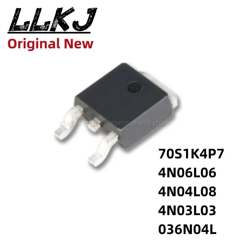 5PCS 70S1K4P7 IPD70S1K4P7 4N06L06 IPD90N06S4L-06 4N04L08 IPD50N04S4L-03 2D ทรานซิสเตอร์ IPD4L04L04L0
