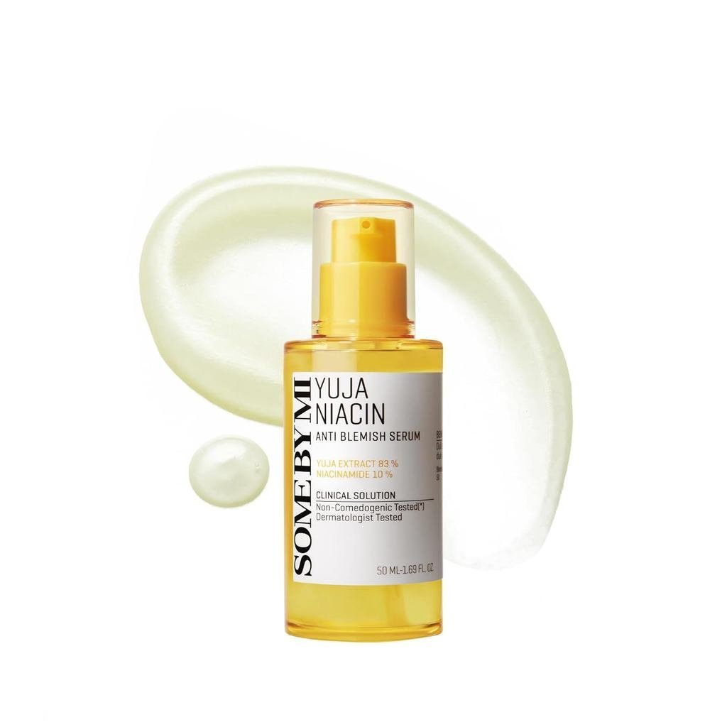 SOME BY MI Yuja Niacin Anti Blemish Serum – 1.69oz, 50ml – Korean 10% Niacinamide & Vitamin C Serum 