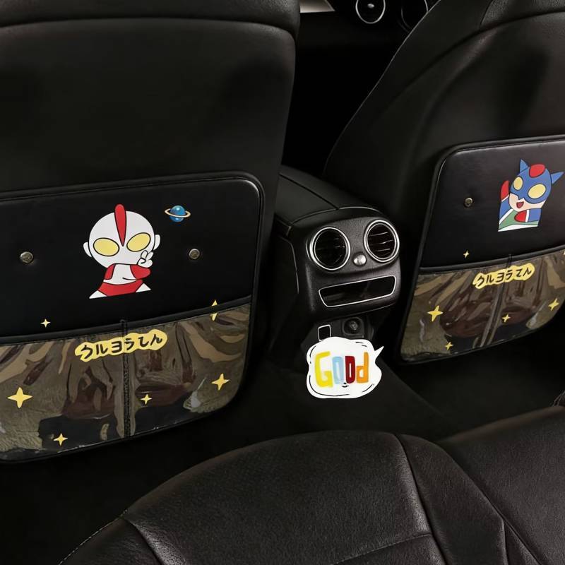 Car Seat Anti-Kick Pad Car Seat Back Anti-Wear Cushion Car inside Cartoon Supplies Back Seat Protect