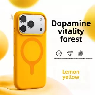 เหมาะสําหรับเคสโทรศัพท์ iPhone 17 Pro Max เคสโทรศัพท์ซิลิโคนเหลวแม่เหล็กสไตล์ใหม่เหมาะสําหรับ iPhone 16 Pro