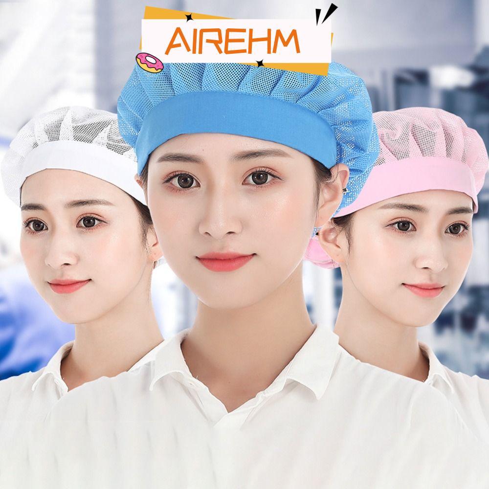 หมวกกุ๊ก AIRE1HM, บริการอาหารทํางานที่คาดผมหมวกเชฟ, ตาข่ายผมหม้อหุงข้าวที่รวมกลุ่มผมทําอาหารหมวกอนามัยโรงแรม